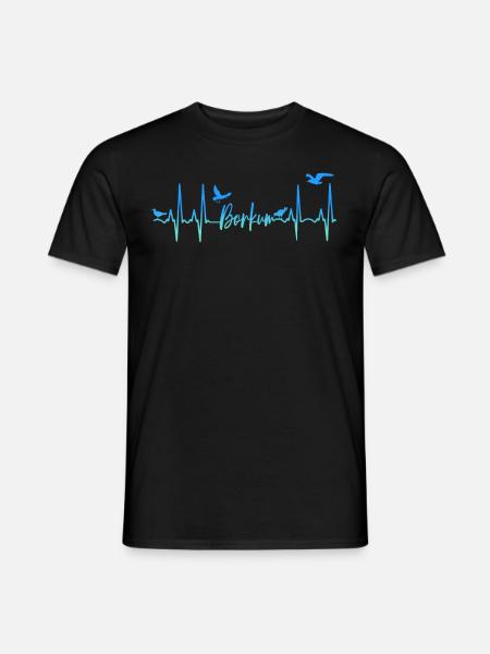 Borkum - Männer T-Shirt - Schwarz
