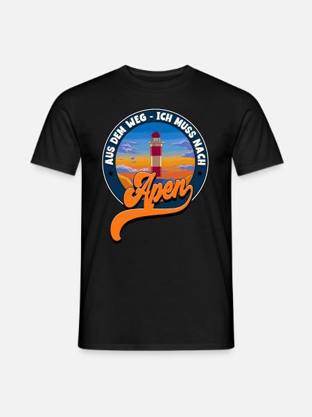 Apen - Männer T-Shirt - Schwarz