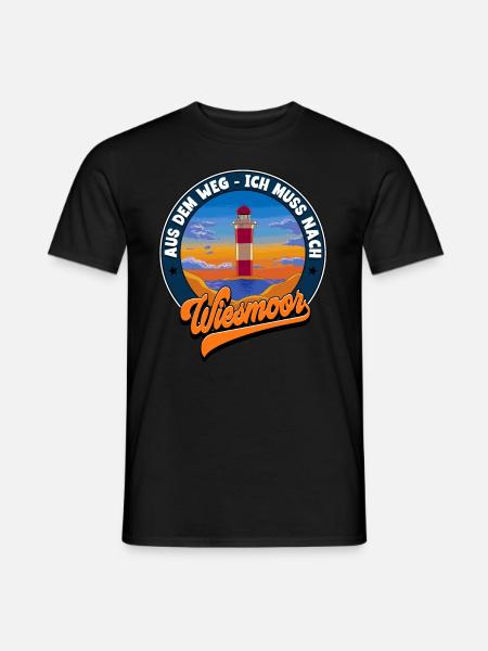 Wiesmoor - Männer T-Shirt - Schwarz