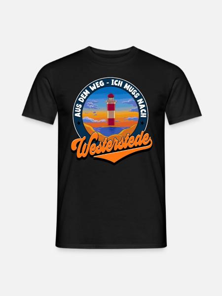 Westerstede - Männer T-Shirt - Schwarz