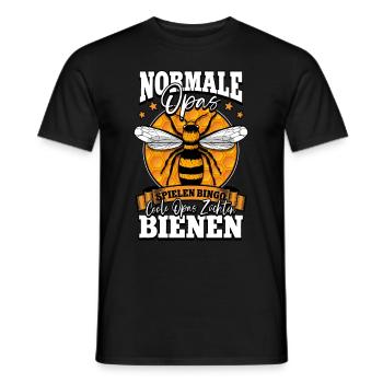 Rentner Opa Bienenzüchter Imker - Männer T-Shirt - Schwarz - Vorne - AI Model Male 178 light (178cm)