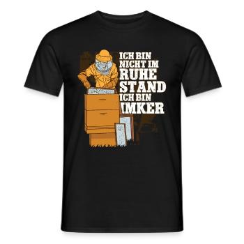 Rentner Opa Bienenzüchter Imker - Männer T-Shirt - Schwarz - Vorne - AI Model Male 178 light (178cm)