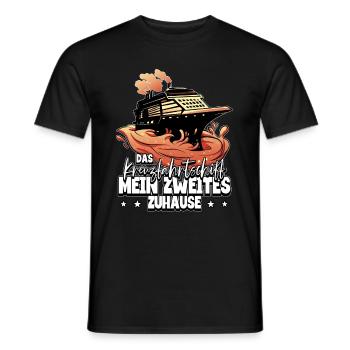 Kreuzfahrt - Männer T-Shirt - Schwarz - Vorne - AI Model Male 178 light (178cm)