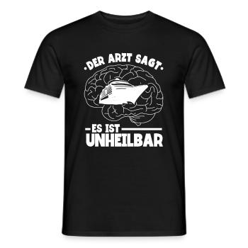 Kreuzfahrt - Männer T-Shirt - Schwarz - Vorne - AI Model Male 178 light (178cm)