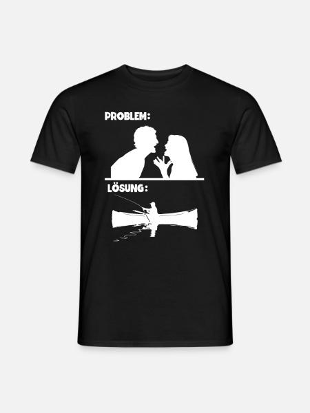 Angeln Angler - Männer T-Shirt - Schwarz
