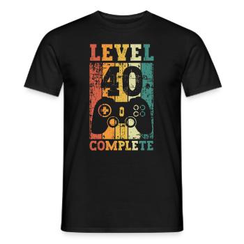 Il y a 40 ans, j’étais le 40 le plus rapide. - T-shirt homme - noir - Devant - AI Model Male 178 light (178cm)