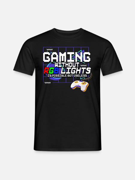 Zocken Gaming - Männer T-Shirt - Schwarz