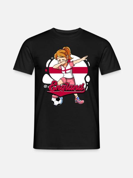 England Football - Men's T-Shirt - black