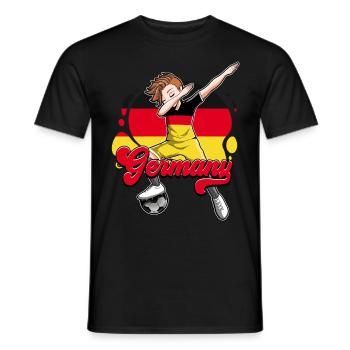 Allemagne Football - T-shirt homme - noir - Devant - AI Model Male 178 light (178cm)