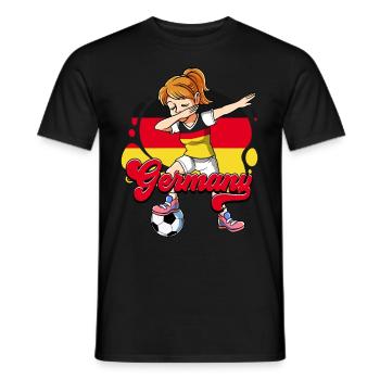 Allemagne Football - T-shirt homme - noir - Devant - AI Model Male 178 light (178cm)