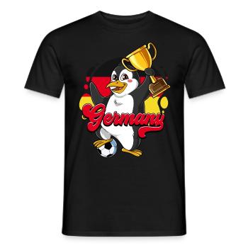 Allemagne Football - T-shirt homme - noir - Devant - AI Model Male 178 light (178cm)