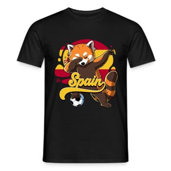 Spanien Fußball - Männer T-Shirt - Schwarz - Vorne - AI Model Male 178 light (178cm)