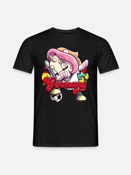 Deutschland Fußball - Männer T-Shirt - Schwarz