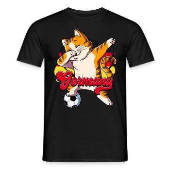 Allemagne Football - T-shirt homme - noir - Devant - AI Model Male 178 light (178cm)