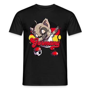 Allemagne Football - T-shirt homme - noir - Devant - AI Model Male 178 light (178cm)