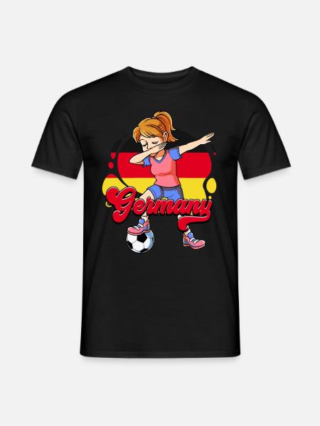 Deutschland Fußball - Männer T-Shirt - Schwarz