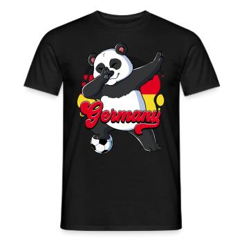 Allemagne Football - T-shirt homme - noir - Devant - AI Model Male 178 light (178cm)