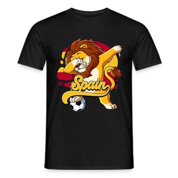 Spanien Fußball - Männer T-Shirt - Schwarz - Vorne - AI Model Male 178 light (178cm)