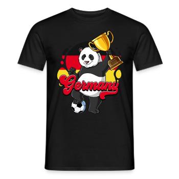 Allemagne Football - T-shirt homme - noir - Devant - AI Model Male 178 light (178cm)