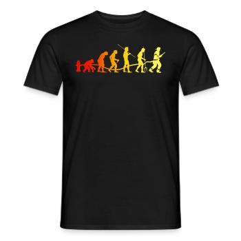 Firefighter Fire Brigade - Men's T-Shirt - black - Front - AI Model Male 178 light (178cm)
