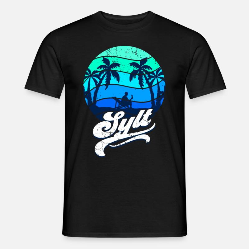 Sylt - Männer T-Shirt - Schwarz