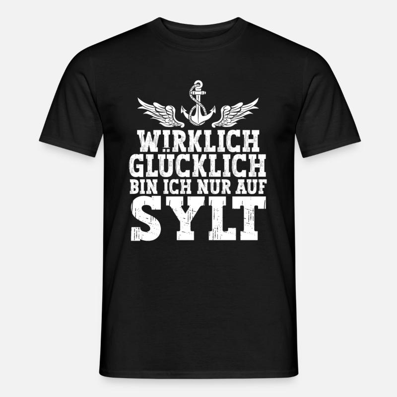Sylt - Männer T-Shirt - Schwarz