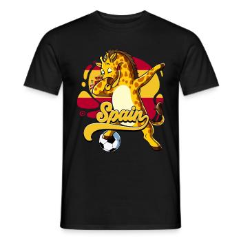 Spanien Fußball - Männer T-Shirt - Schwarz - Vorne - AI Model Male 178 light (178cm)