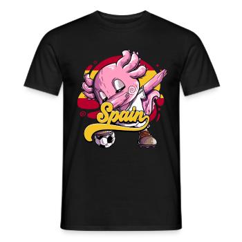 Spanien Fußball - Männer T-Shirt - Schwarz - Vorne - AI Model Male 178 light (178cm)