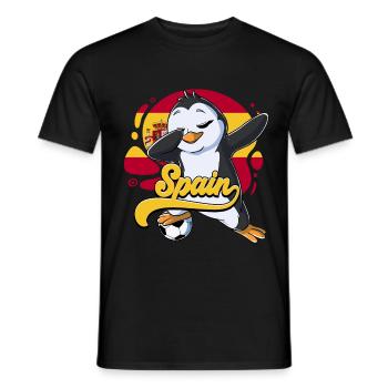 Spanien Fußball - Männer T-Shirt - Schwarz - Vorne - AI Model Male 178 light (178cm)