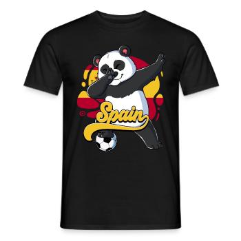 Spanien Fußball - Männer T-Shirt - Schwarz - Vorne - AI Model Male 178 light (178cm)