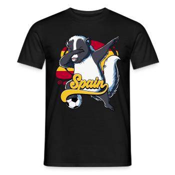 Spanien Fußball - Männer T-Shirt - Schwarz - Vorne - AI Model Male 178 light (178cm)