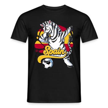 Spanien Fußball - Männer T-Shirt - Schwarz - Vorne - AI Model Male 178 light (178cm)