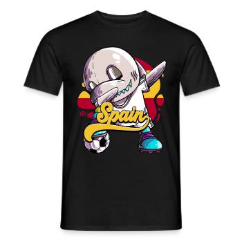 Spanien Fußball - Männer T-Shirt - Schwarz - Vorne - AI Model Male 178 light (178cm)
