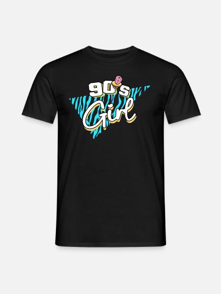 90s 90s Girl - Men's T-Shirt - black
