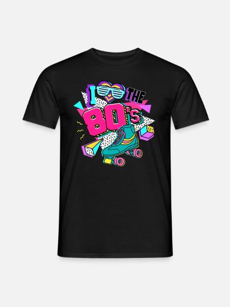 Anni '80 Amo gli anni '80 - T-shirt uomo - nero