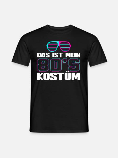 80er Jahre Das Ist Mein 80er Kostüm - Männer T-Shirt - Schwarz