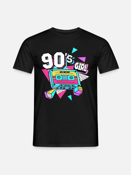 90s 90s Girl - Men's T-Shirt - black