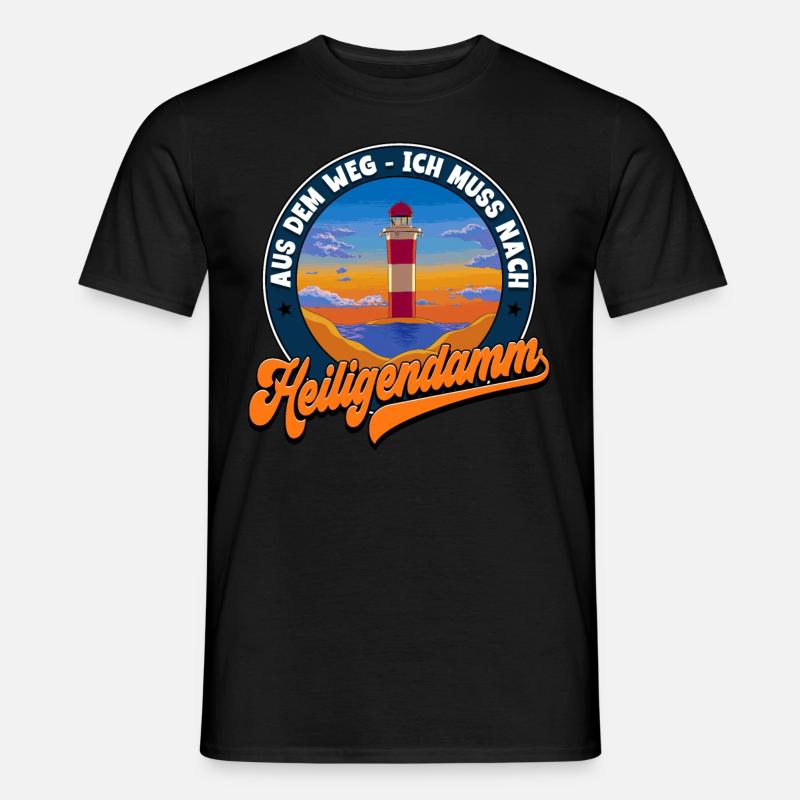 Heiligendamm - Männer T-Shirt - Schwarz