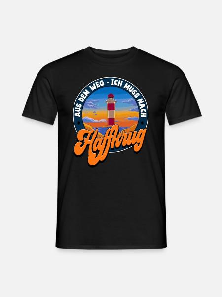 Haffkrug - Männer T-Shirt - Schwarz