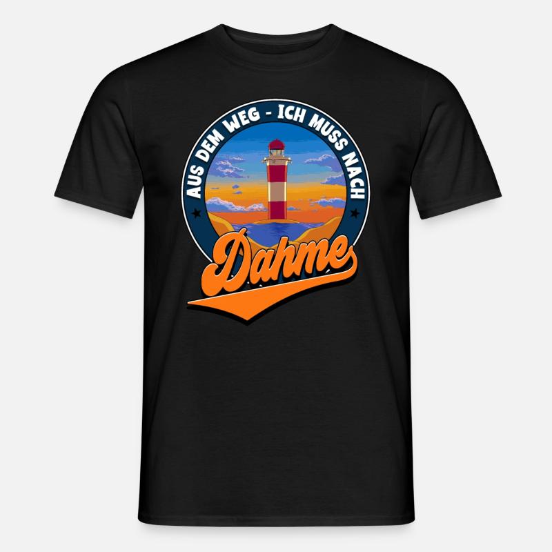 Dahme - Männer T-Shirt - Schwarz