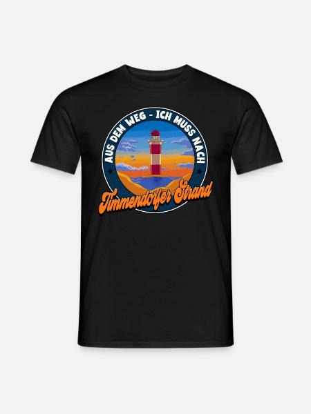 Timmendorfer Strand - Männer T-Shirt - Schwarz