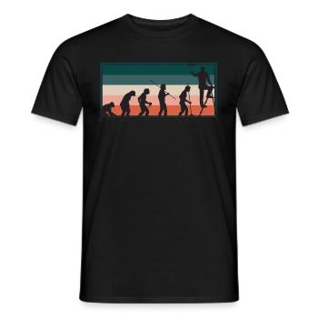 Maler - Männer T-Shirt - Schwarz - Vorne - AI Model Male 178 light (178cm)