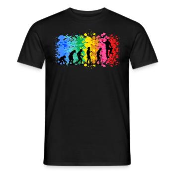 Maler - Männer T-Shirt - Schwarz - Vorne - AI Model Male 178 light (178cm)
