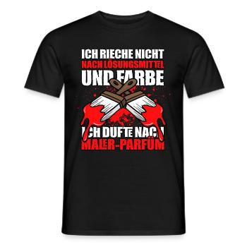 Maler - Männer T-Shirt - Schwarz - Vorne - AI Model Male 178 light (178cm)