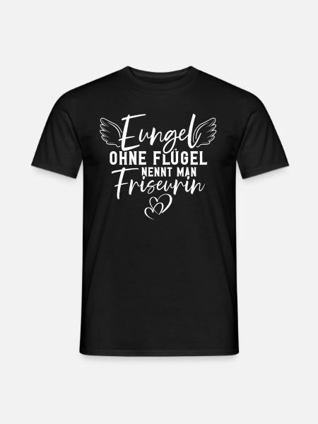 Friseurin - Männer T-Shirt - Schwarz