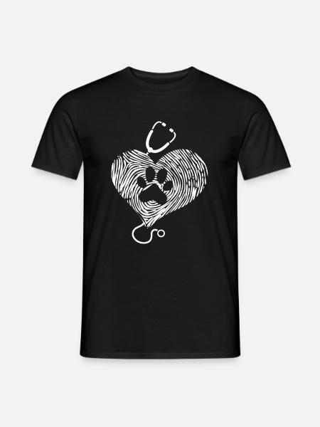 Tierarzt - Männer T-Shirt - Schwarz