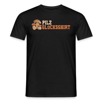 Pilz Glücksbringer Pilzsammler Pilz Sucher - Männer T-Shirt - Schwarz - Vorne - AI Model Male 178 light (178cm)