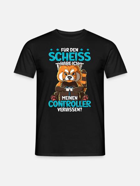 Zocken Gaming - Männer T-Shirt - Schwarz