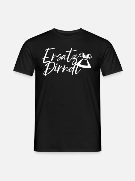Ersatz Dirndl - Männer T-Shirt - Schwarz