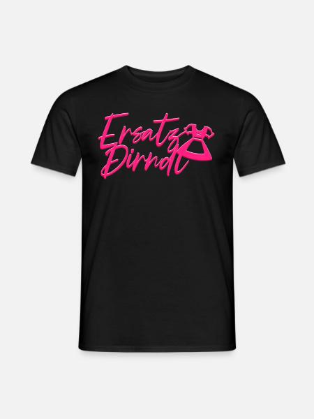 Ersatz Dirndl - Männer T-Shirt - Schwarz